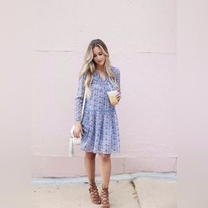 Anthropologie Betony Swing Dress By Holding Horses Floral Size 4